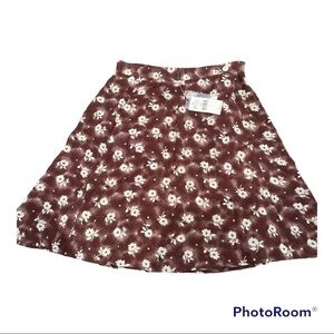 Vintage NEW with Tags Banana Republic Floral Wrap Skirt